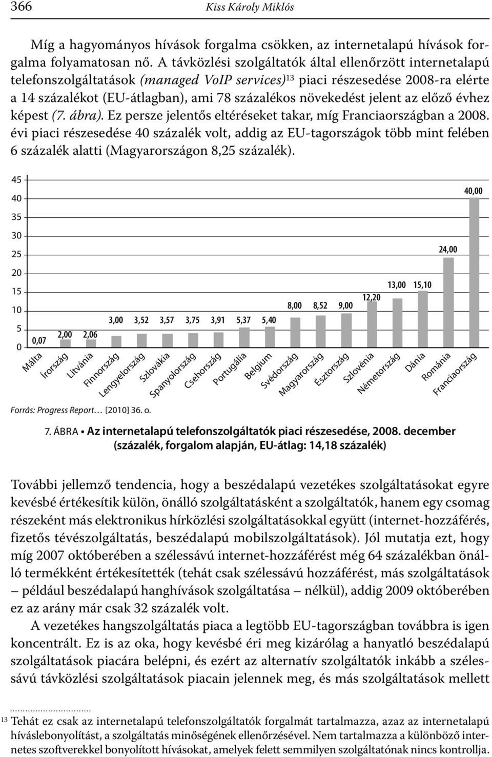 jelent az előző évhez képest (7. ábra). Ez persze jelentős eltéréseket takar, míg Franciaországban a 2008.