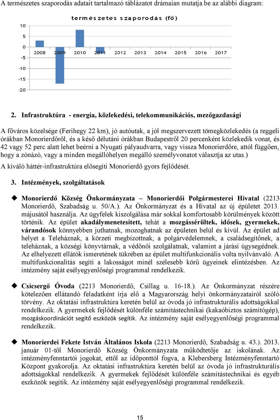 késő délutáni órákban Budapestről 20 percenként közlekedik vonat, és 42 vagy 52 perc alatt lehet beérni a Nyugati pályaudvarra, vagy vissza Monorierdőre, attól függően, hogy a zónázó, vagy a minden