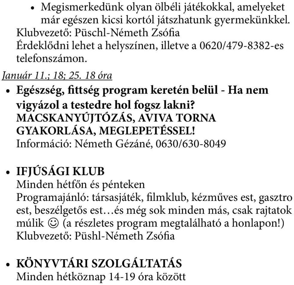 18 óra Egészség, fittség program keretén belül - Ha nem vigyázol a testedre hol fogsz lakni? MACSKANYÚJTÓZÁS, AVIVA TORNA GYAKORLÁSA, MEGLEPETÉSSEL!