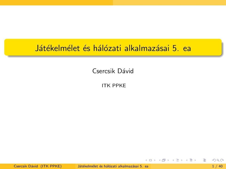 ea Csercsik Dávid ITK PPKE Csercsik