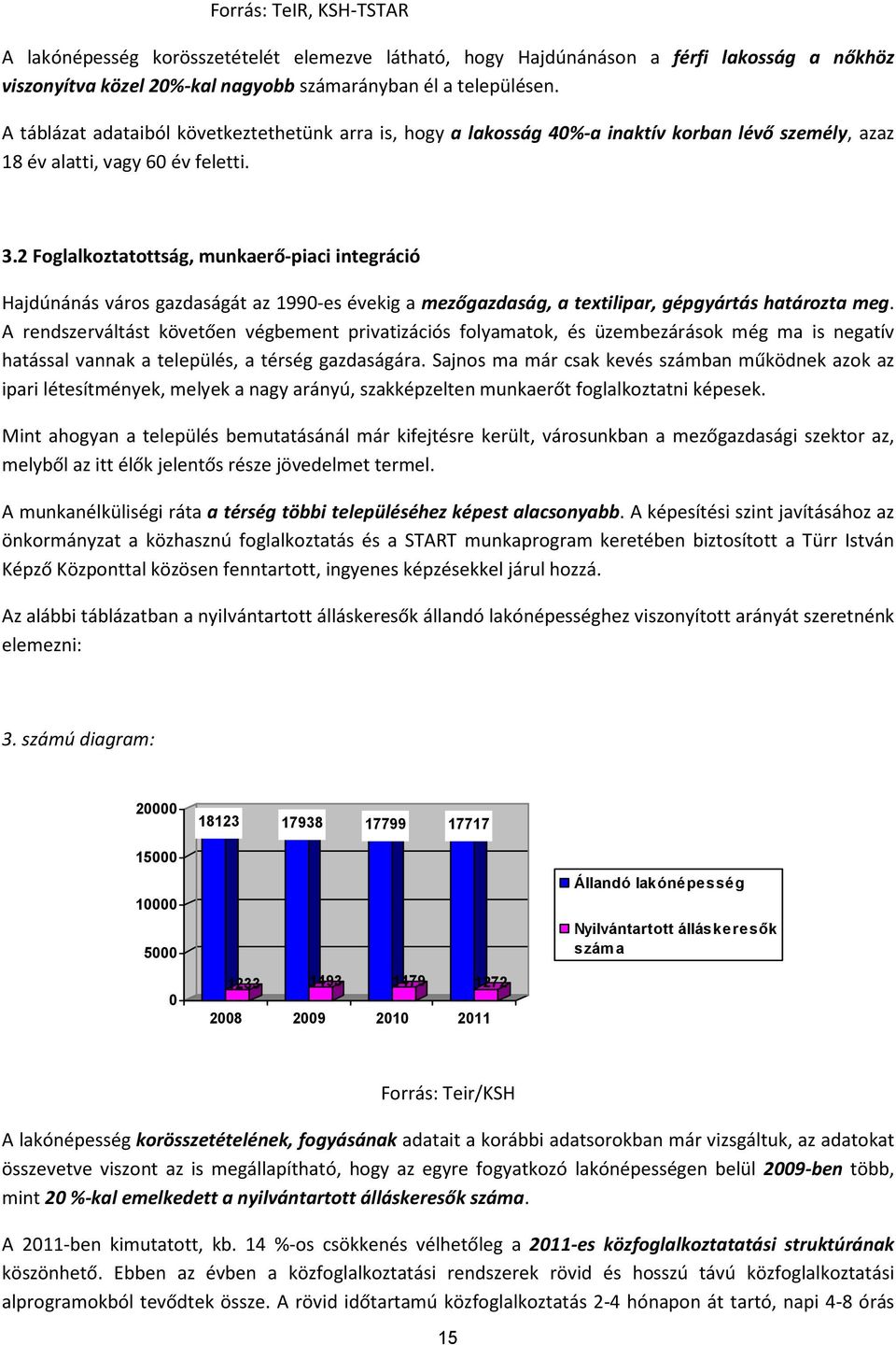 2 Foglalkoztatottság, munkaerő-piaci integráció Hajdúnánás város gazdaságát az 1990-es évekig a mezőgazdaság, a textilipar, gépgyártás határozta meg.