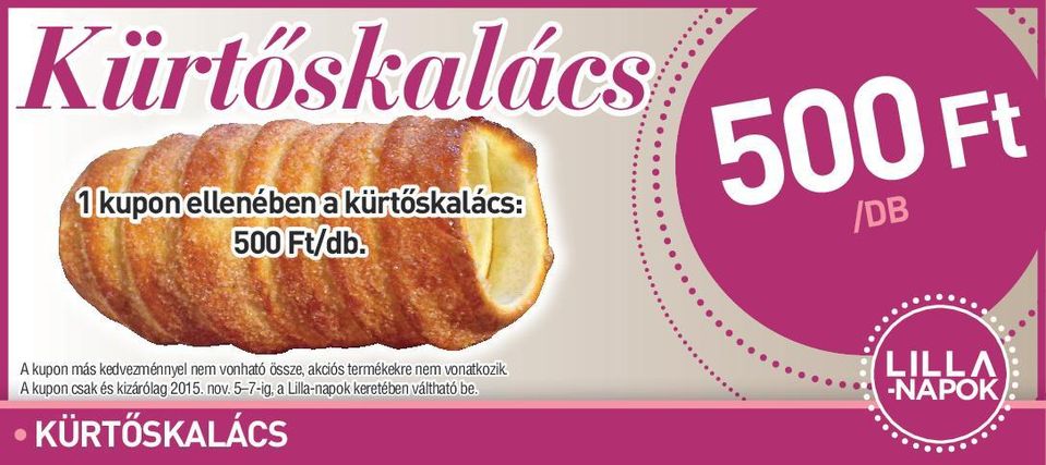 kürtőskalács: 500