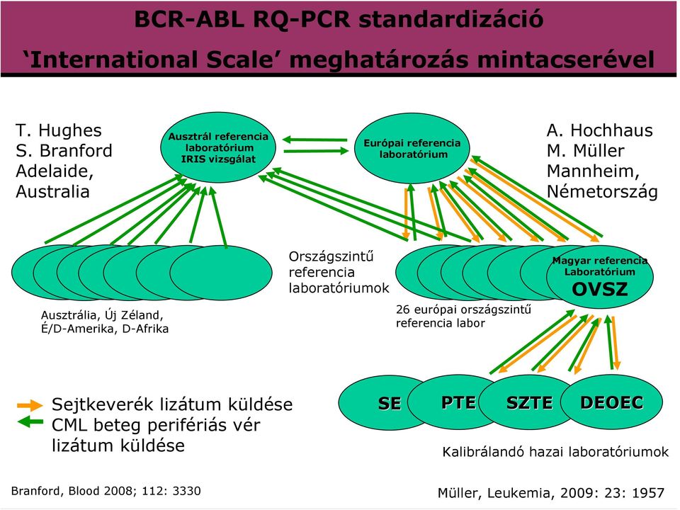 Müller Mannheim, Németország Ausztrália, Új Zéland, É/D-Amerika, D-Afrika Országszintű referencia laboratóriumok 26 európai országszintű referencia