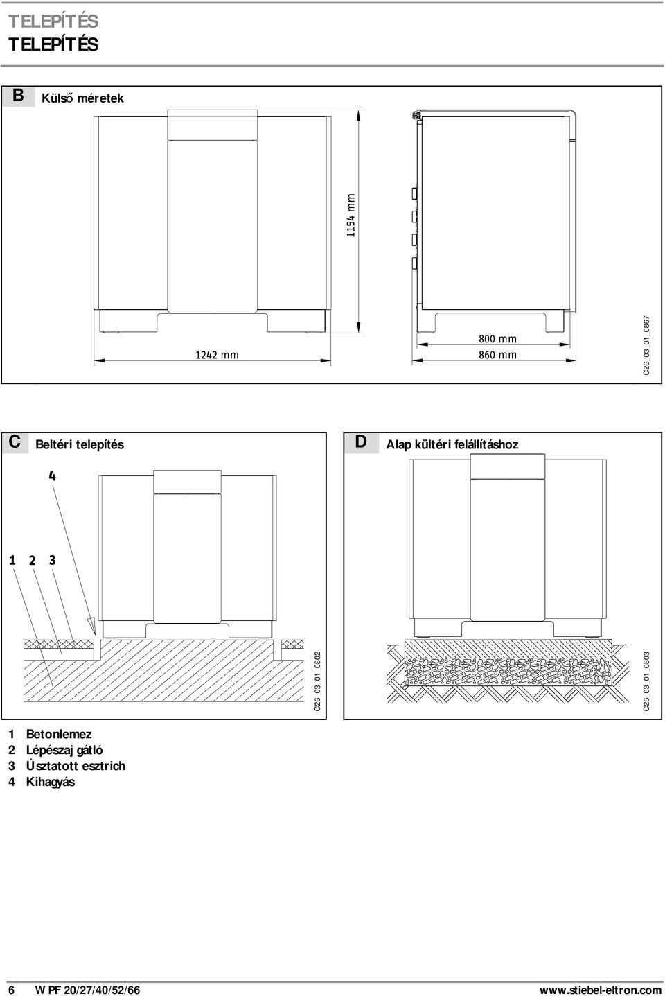 C26_03_01_0803 1 Betonlemez 2 Lépészaj gátló 3