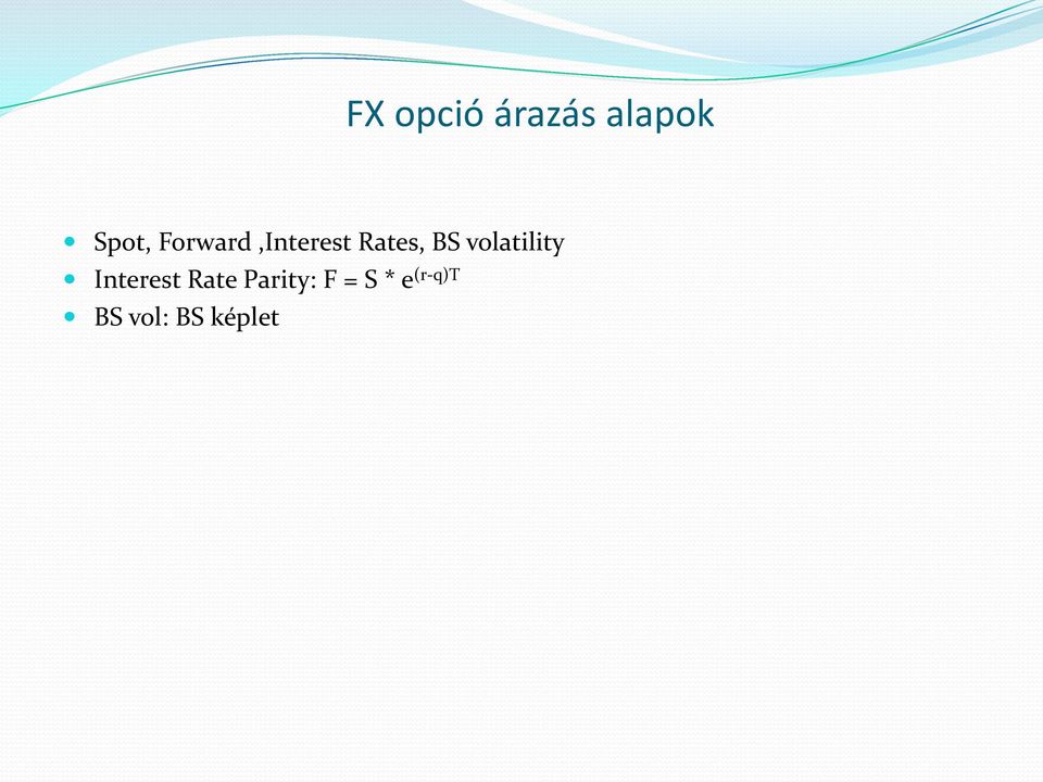 volatility Interest Rate