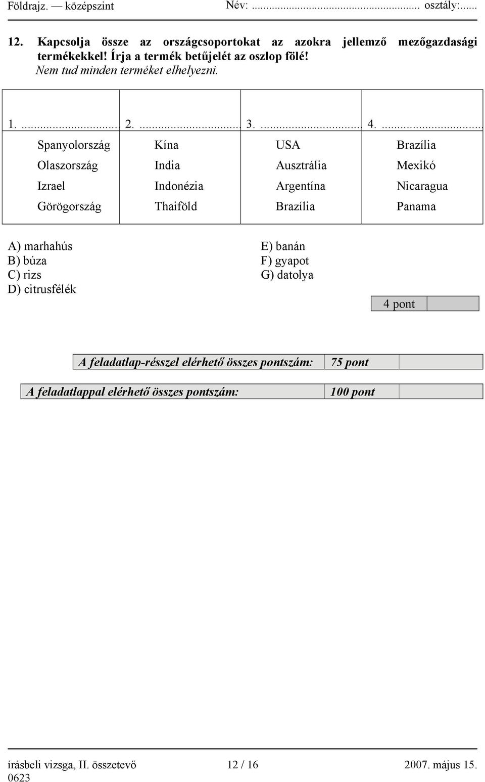 ... Spanyolország Olaszország Izrael Görögország Kína India Indonézia Thaiföld USA Ausztrália Argentína Brazília Brazília Mexikó Nicaragua