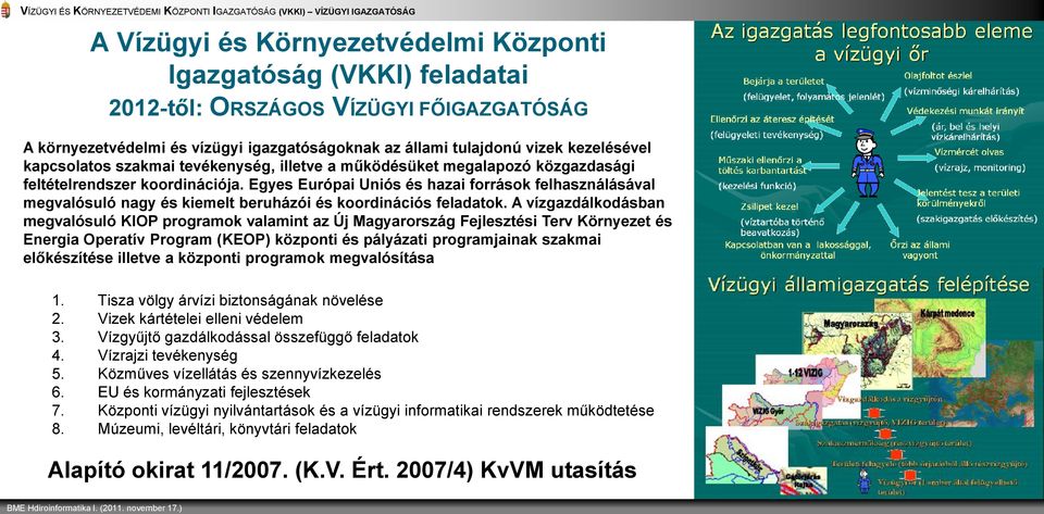 Egyes Európai Uniós és hazai források felhasználásával megvalósuló nagy és kiemelt beruházói és koordinációs feladatok.