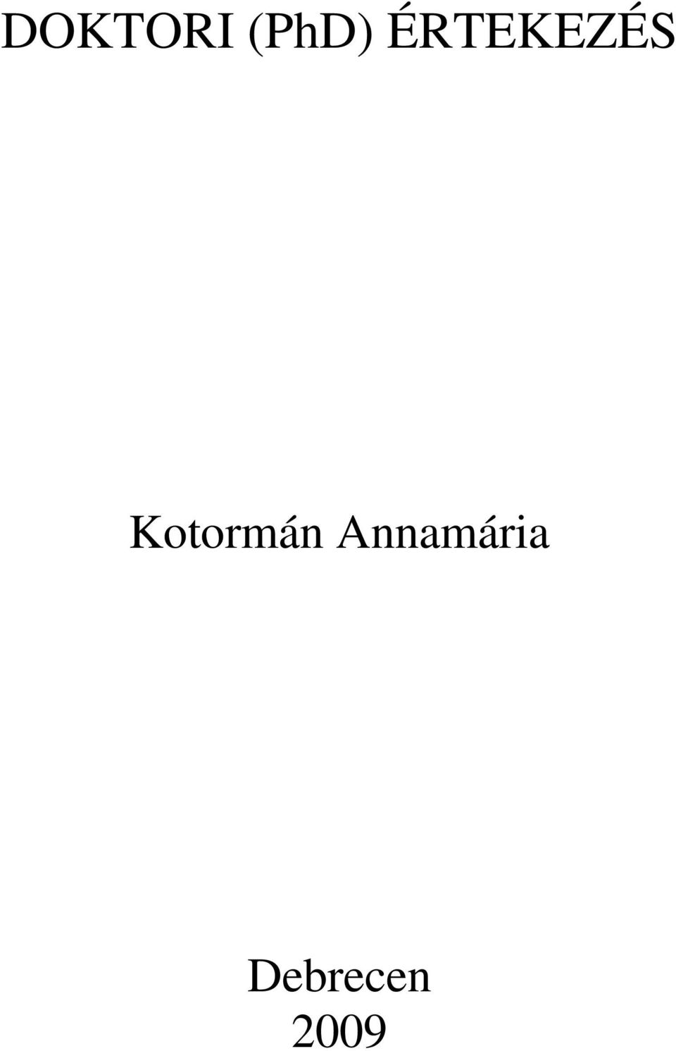 Kotormán