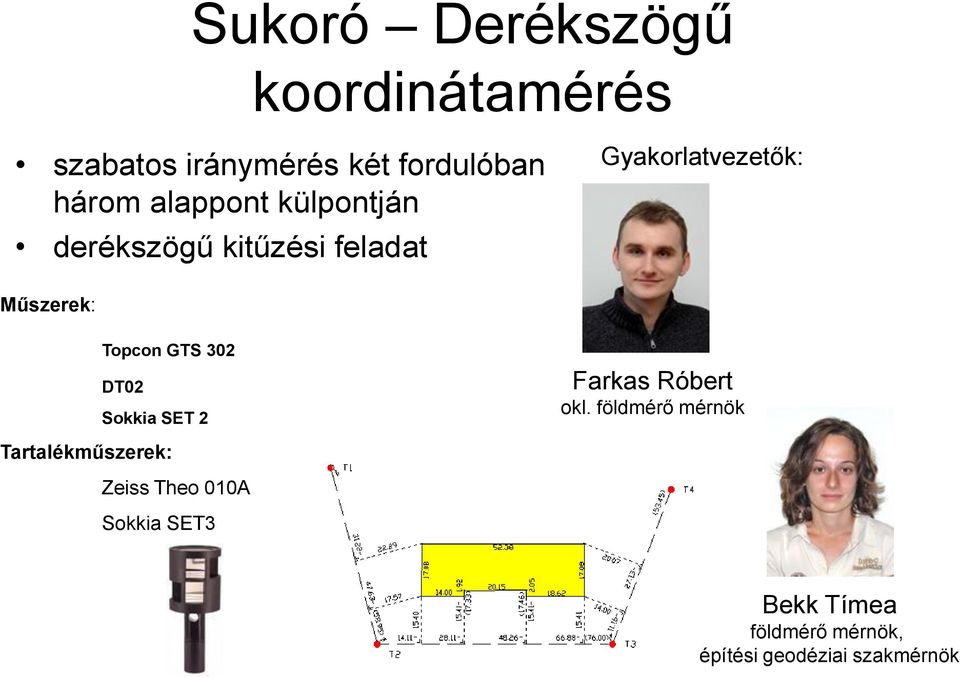 Topcon GTS 302 DT02 Sokkia SET 2 Farkas Róbert okl.