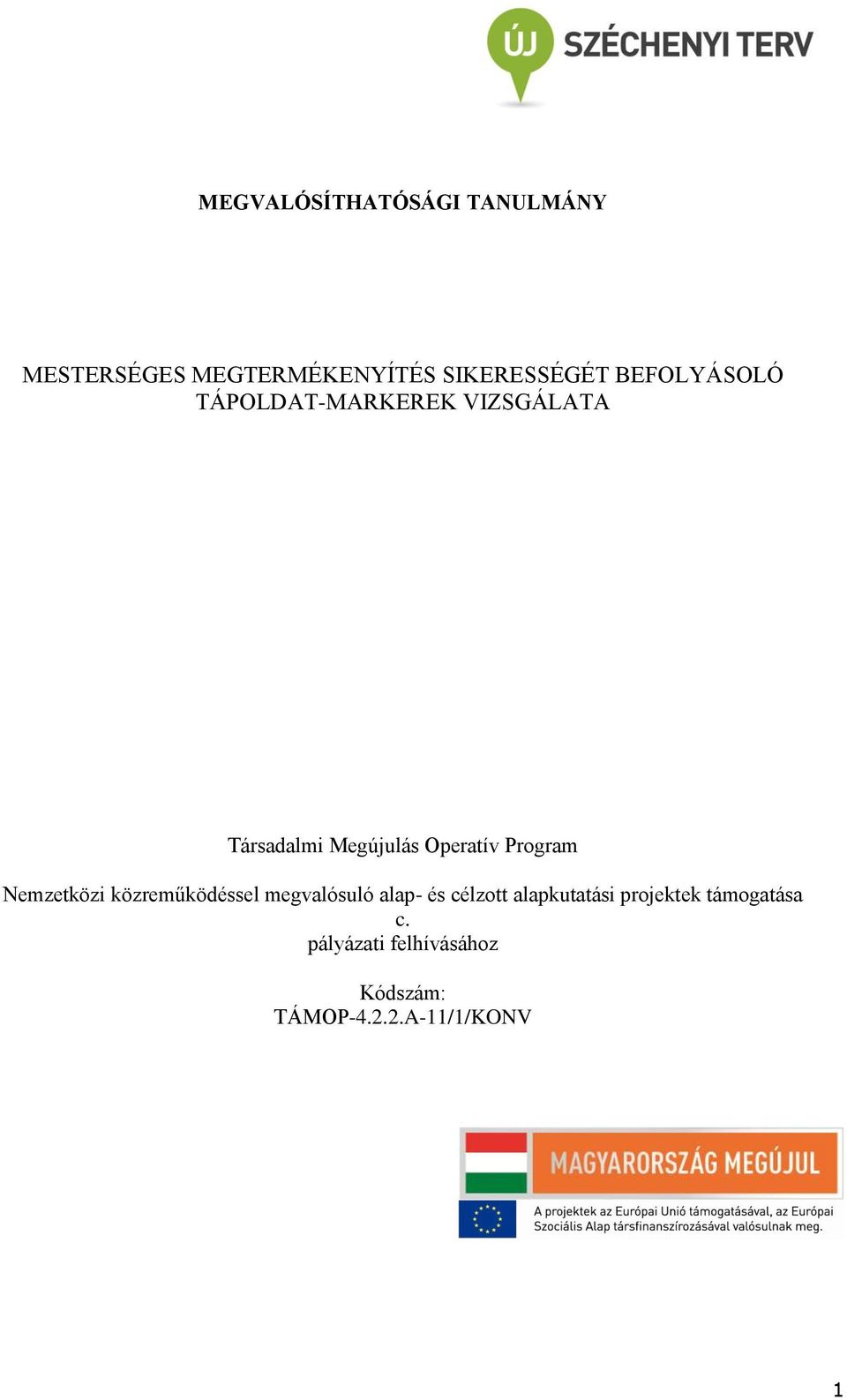 Program Nemzetközi közreműködéssel megvalósuló alap- és célzott