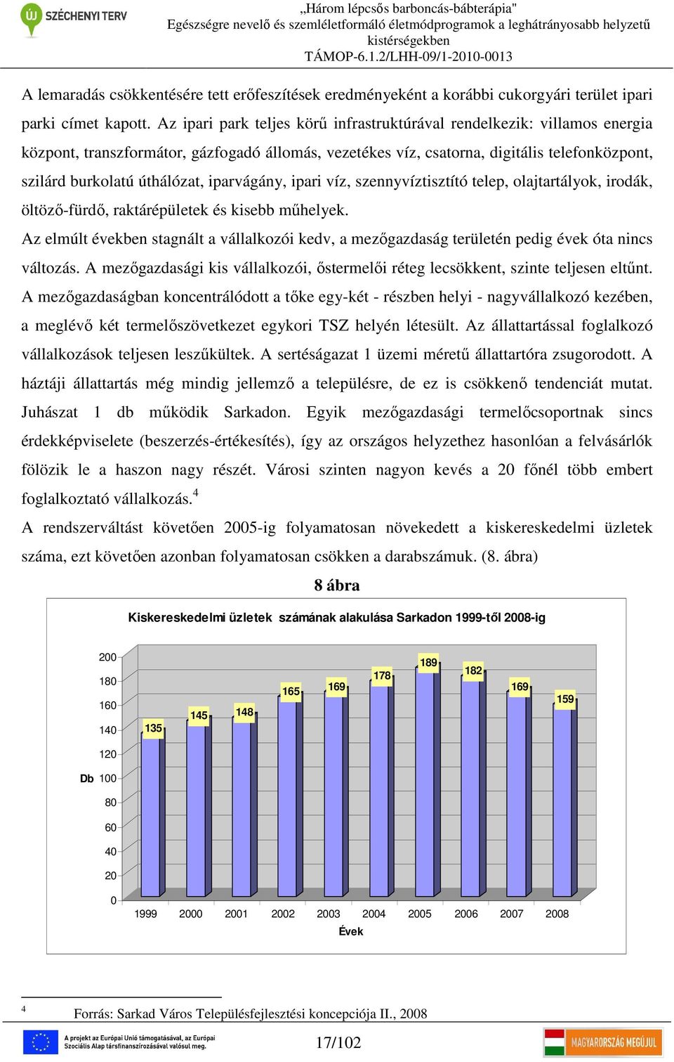 iparvágány, ipari víz, szennyvíztisztító telep, olajtartályok, irodák, öltöző-fürdő, raktárépületek és kisebb műhelyek.