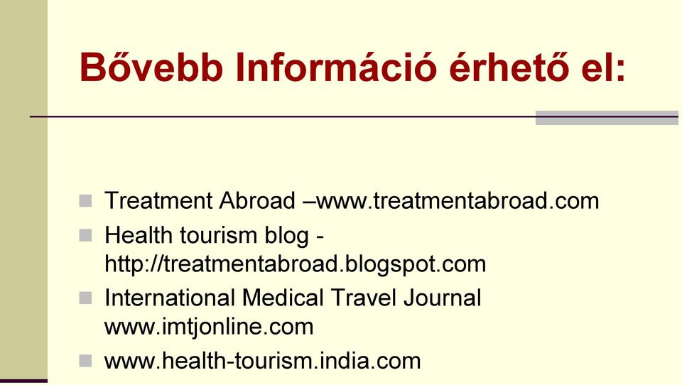 com Health tourism blog - http://blogspot.
