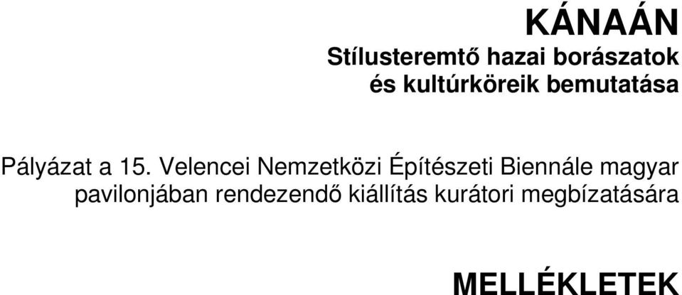 Velencei Nemzetközi Építészeti Biennále magyar