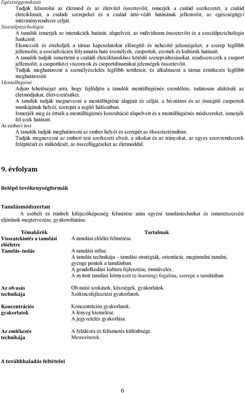 Elemezzék és értékeljék a társas kapcsolatokat elősegítő és nehezítő jelenségeket, a szerep legfőbb jellemzőit, a szocializációs folyamatra ható személyek, csoportok, eszmék és kultúrák hatásait.