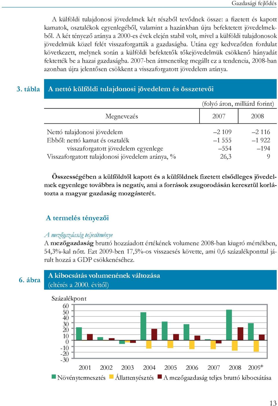 Utána egy kedvezőtlen fordulat következett, melynek során a külföldi befektetők tőkejövedelmük csökkenő hányadát fektették be a hazai gazdaságba.