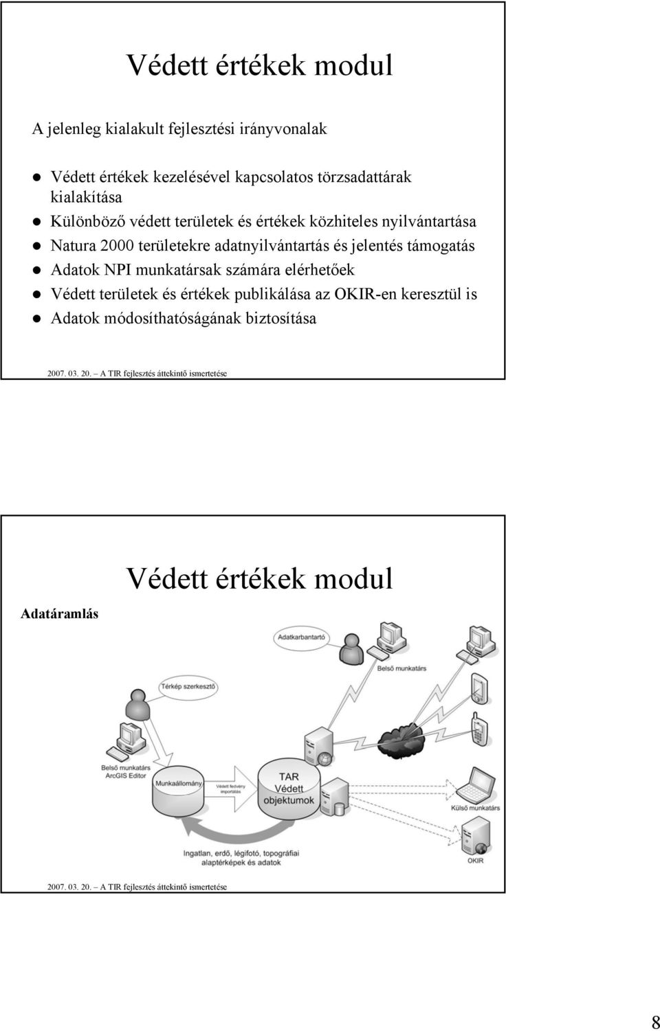 területekre adatnyilvántartás és jelentés támogatás Adatok NPI munkatársak számára elérhetőek Védett