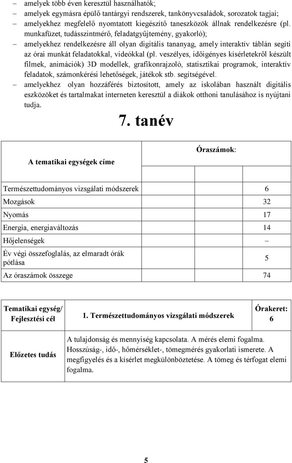 veszélyes, időigényes kísérletekről készült filmek, animációk) 3D modellek, grafikonrajzoló, statisztikai programok, interaktív feladatok, számonkérési lehetőségek, játékok stb. segítségével.