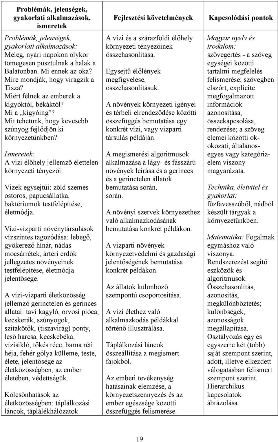 Vizek egysejtői: zöld szemes ostoros, papucsállatka, baktériumok testfelépítése, életmódja.