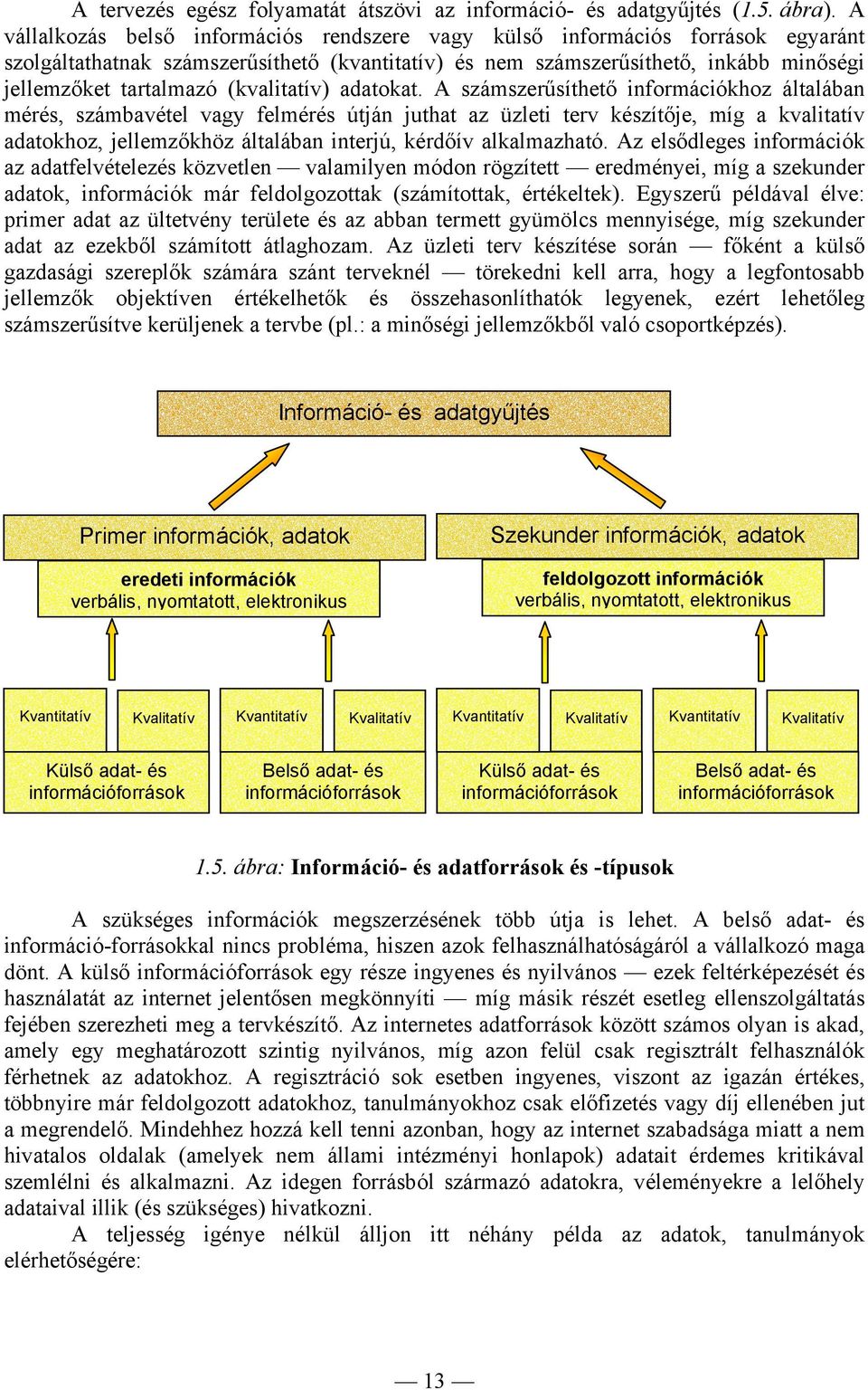 (kvalitatív) adatokat.