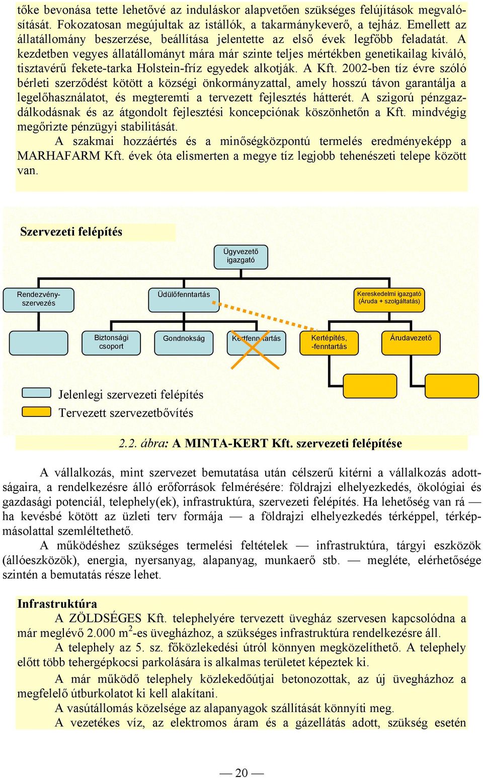 A kezdetben vegyes állatállományt mára már szinte teljes mértékben genetikailag kiváló, tisztavérű fekete-tarka Holstein-fríz egyedek alkotják. A Kft.