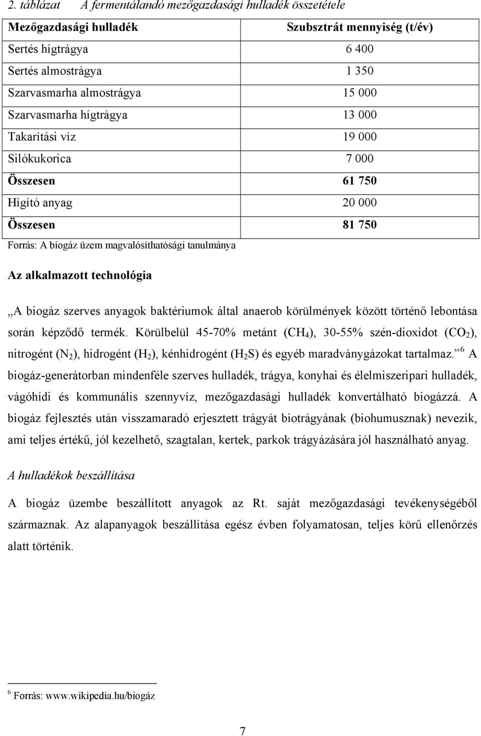 technológia A biogáz szerves anyagok baktériumok által anaerob körülmények között történő lebontása során képződő termék.