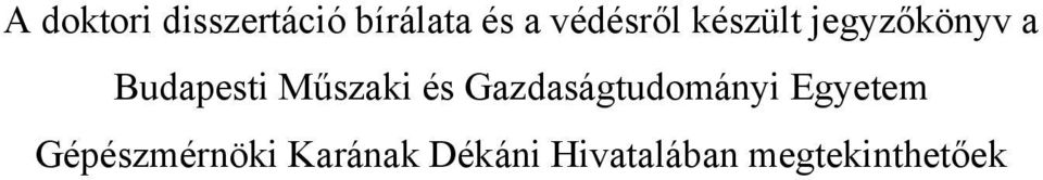 Műszaki és Gazdaságtudományi Egyetem