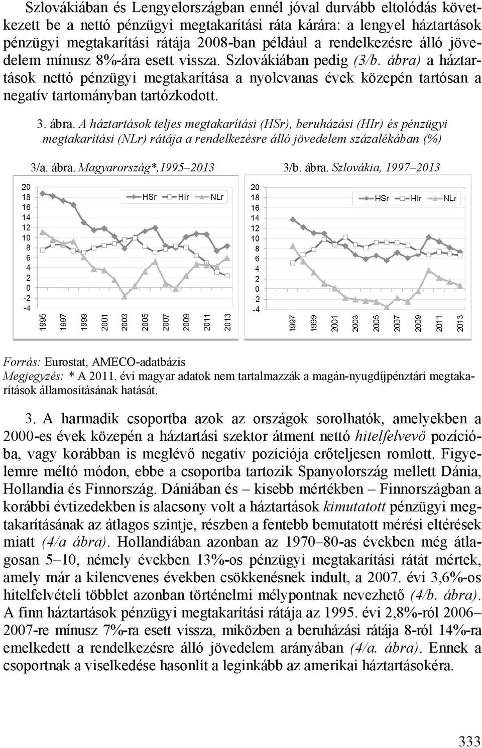 ábra) a háztartások nettó pénzügyi megtakarítása a nyolcvanas évek közepén tartósan a negatív tartományban tartózkodott. 3. ábra.