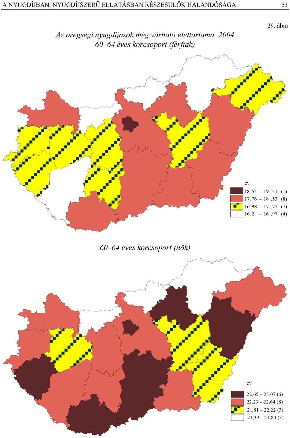 29. ábra 18,54 19,31 (1) 17,76 18,53 (8) 16,98 17,75 (7) 16,2 16,97 (4)