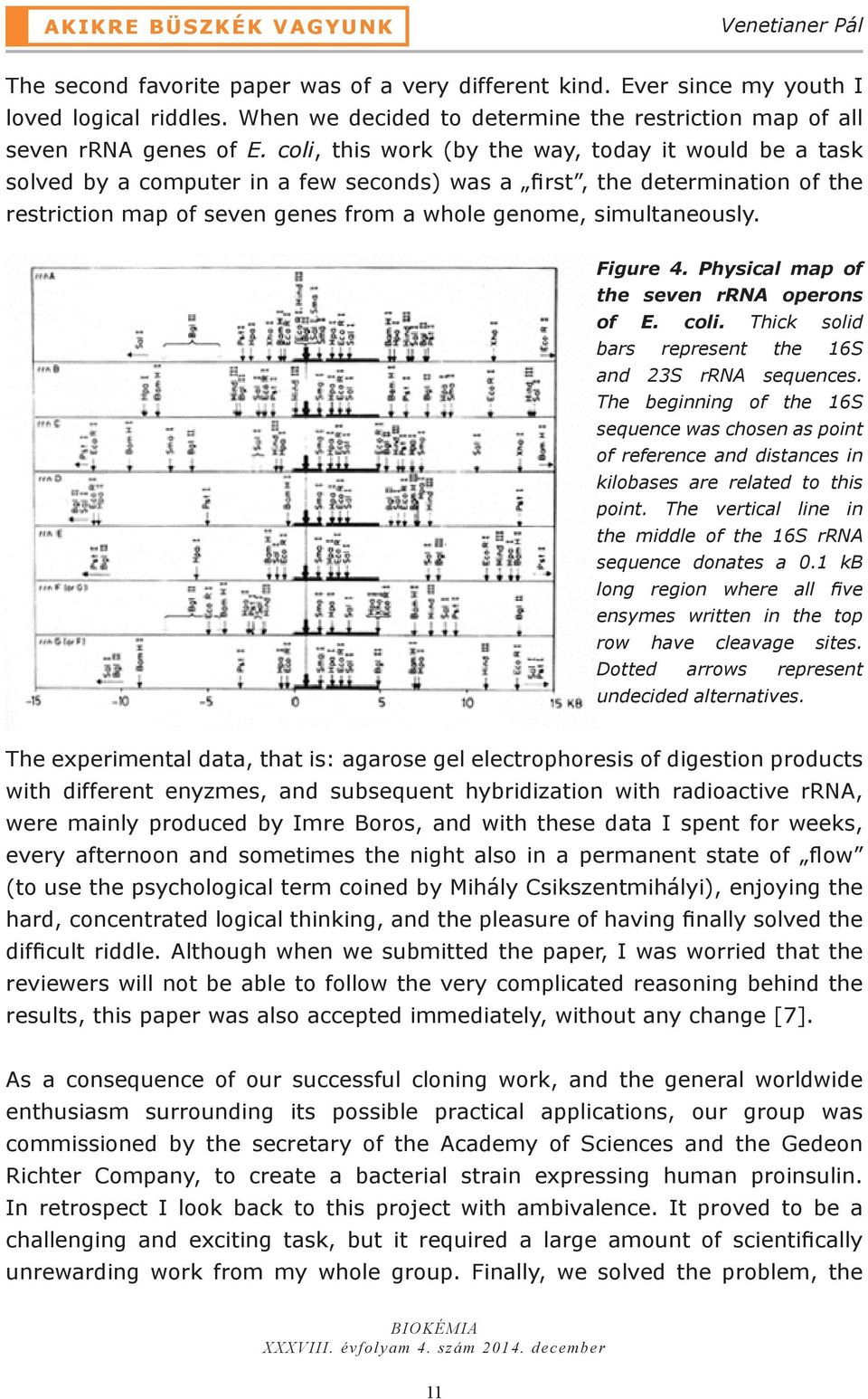 coli, this work (by the way, today it would be a task solved by a computer in a few seconds) was a first, the determination of the restriction map of seven genes from a whole genome, simultaneously.