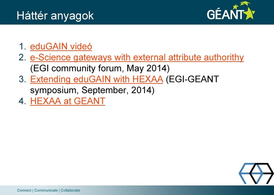 authorithy (EGI community forum, May 2014) 3.