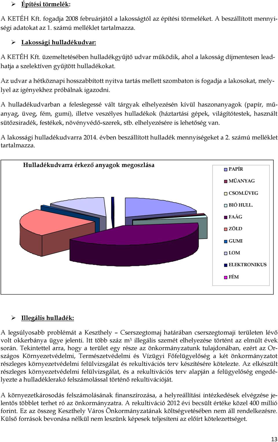 Az udvar a hétköznapi hosszabbított nyitva tartás mellett szombaton is fogadja a lakosokat, melylyel az igényekhez próbálnak igazodni.