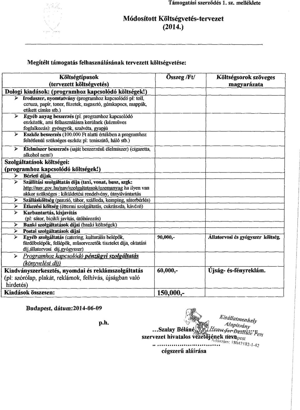 ) > Irodaszer, nyomtatvány (programhoz kapcsolódó pl: toll, ceruza, papír, toner, füzetek, ragasztó, gémkapocs, mappák, etikett címke stb.) > Egyéb anyag beszerzés (pl.