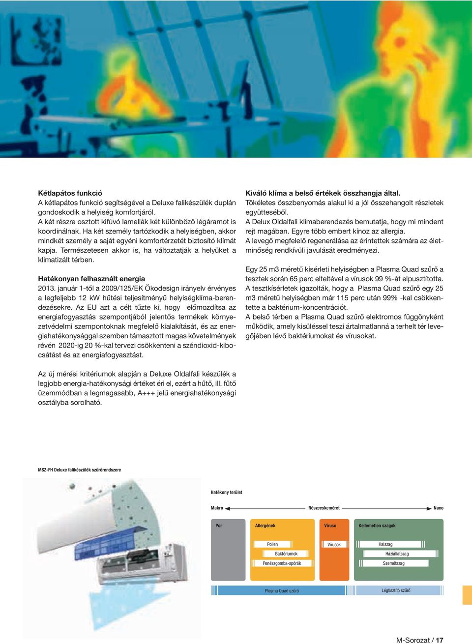 Hatékonyan felhasznált energia 2013. január 1-től a 2009/125/EK Ökodesign irányelv érvényes a legfeljebb 12 kw hűtési teljesítményű helyiségklíma-berendezésekre.