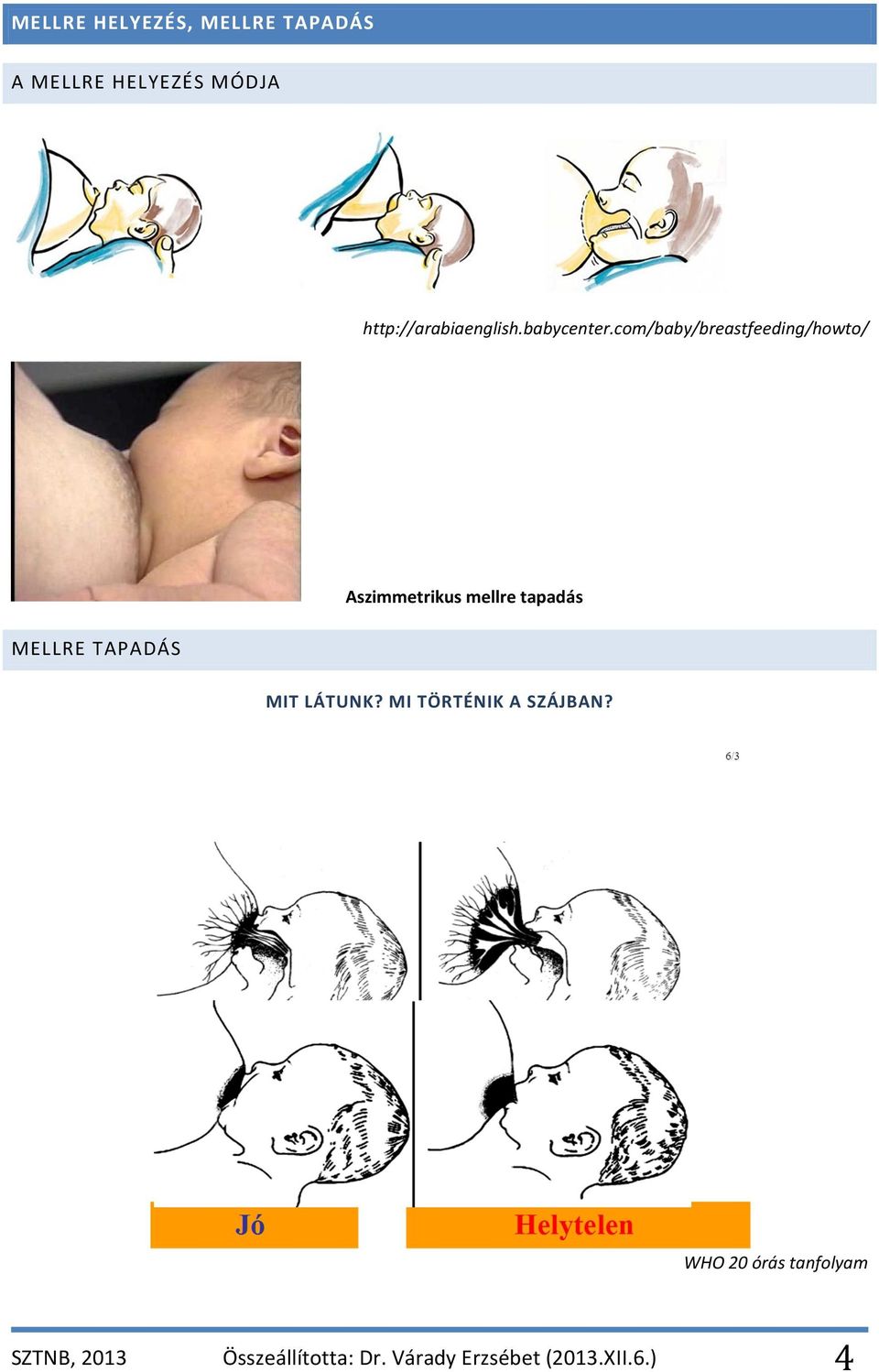 com/baby/breastfeeding/howto/ MELLRE TAPADÁS Aszimmetrikus mellre