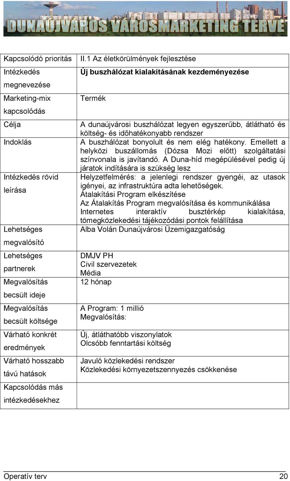 bonyolult és nem elég hatékony. Emellett a helyközi buszállomás (Dózsa Mozi előtt) szolgáltatási színvonala is javítandó.