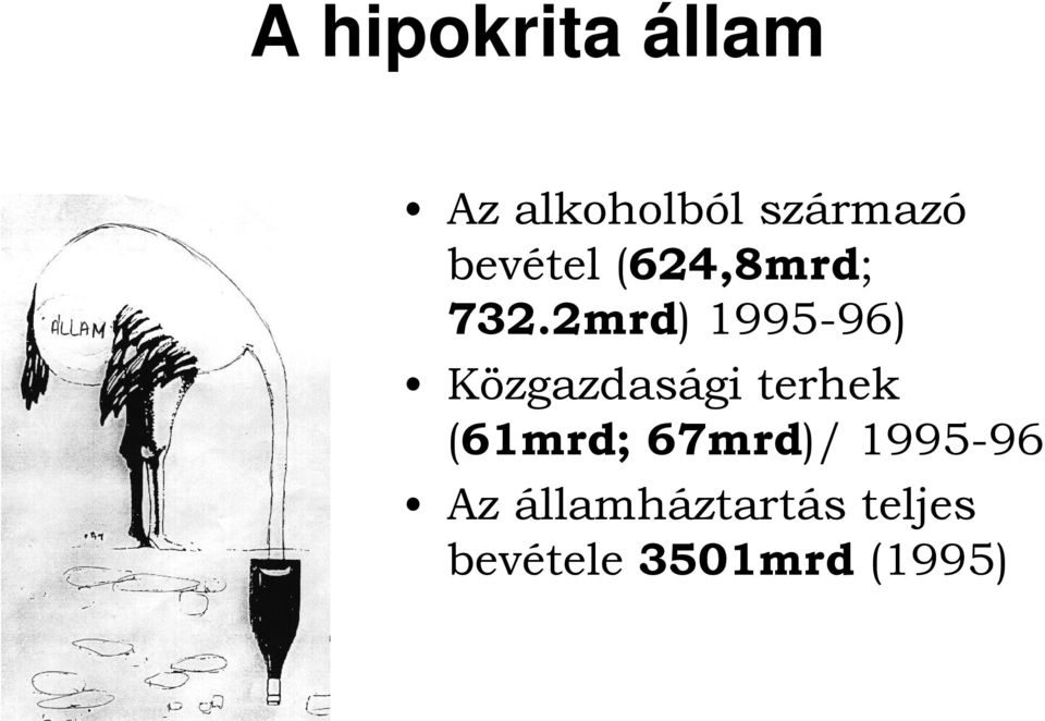 2mrd) 1995-96) Közgazdasági terhek (61mrd;