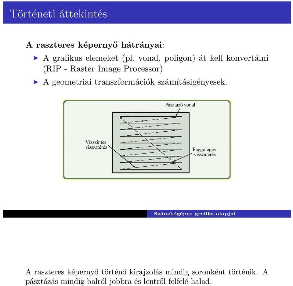 transzformációk számításigényesek.