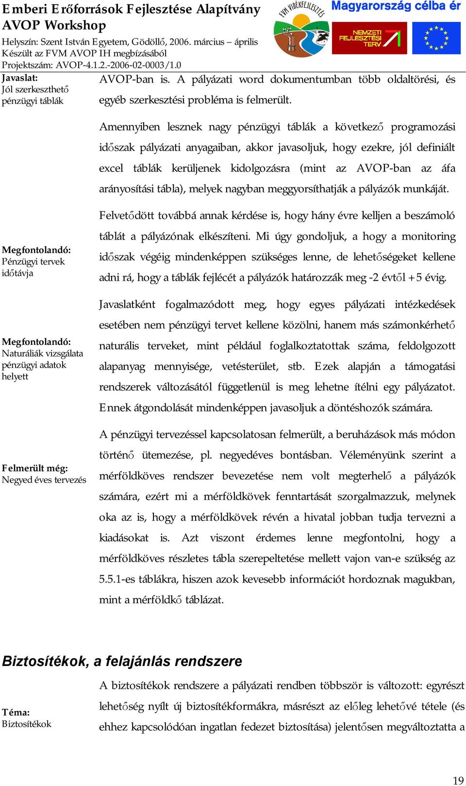 áfa arányosítási tábla), melyek nagyban meggyorsíthatják a pályázók munkáját.