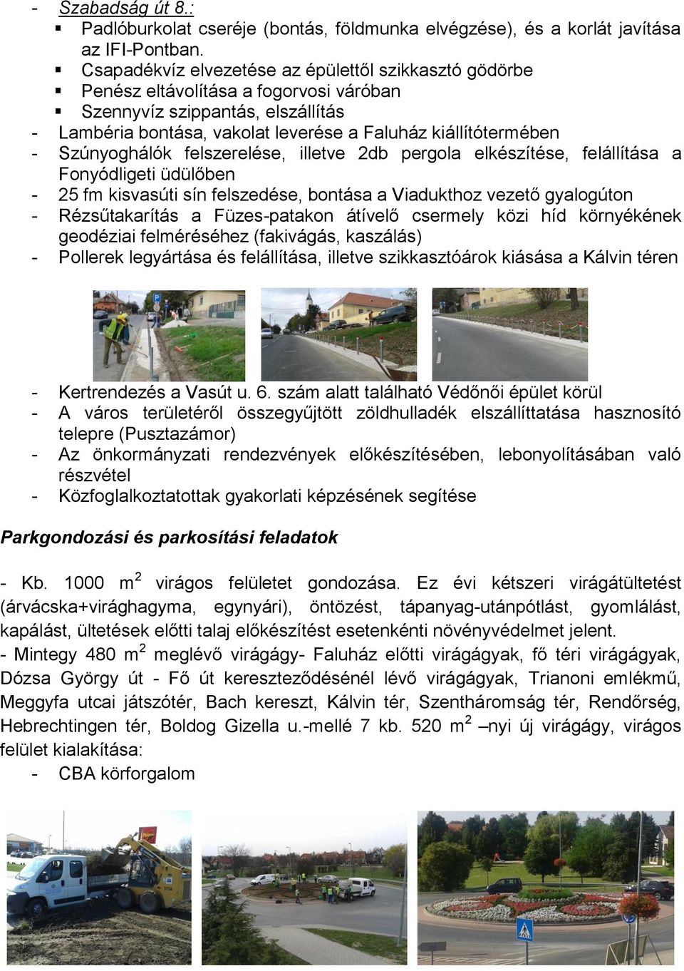 Szúnyoghálók felszerelése, illetve 2db pergola elkészítése, felállítása a Fonyódligeti üdülőben - 25 fm kisvasúti sín felszedése, bontása a Viadukthoz vezető gyalogúton - Rézsűtakarítás a