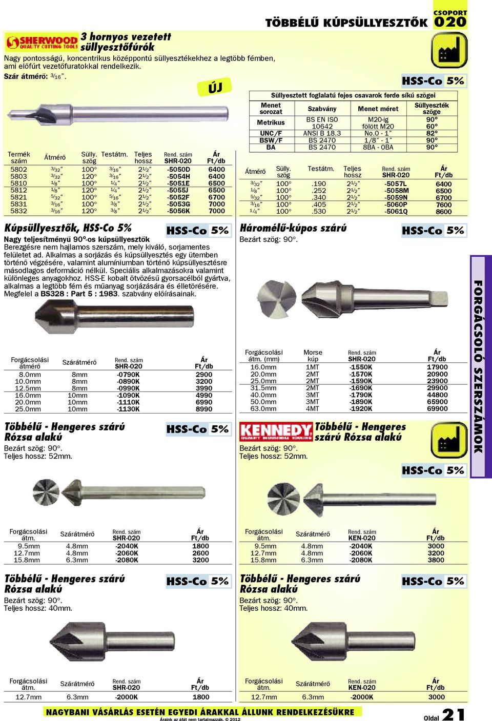 szög SHR-020 5802 3/ 32 100 3/ 16 2 1/ 2-5050D 6400 5803 3/ 32 120 3/ 16 2 1/ 2-5054H 6400 5810 1/ 8 100 1/ 4 2 1/ 2-5051E 6500 5812 1/ 8 120 1/ 4 2 1/ 2-5055J 6500 5821 5/ 32 100 5/ 16 2 1/ 2-5052F