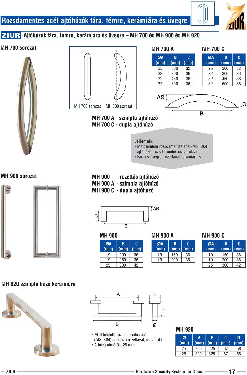 és üvegre, rozettával kerámiára is MH 900 sorozat MH 900 - rozettás ajtóhúzó MH 900 - szimpla ajtóhúzó MH 900 - dupla ajtóhúzó MH 900 MH 900 0 42 MH 900 150 150 42 MH 920