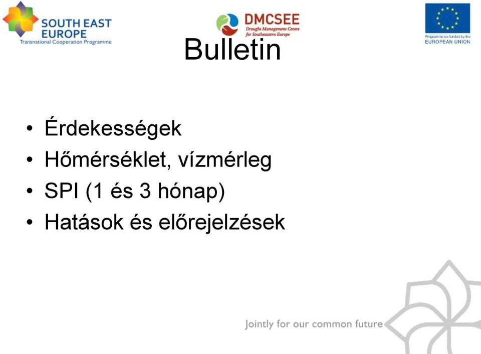 vízmérleg SPI (1 és 3