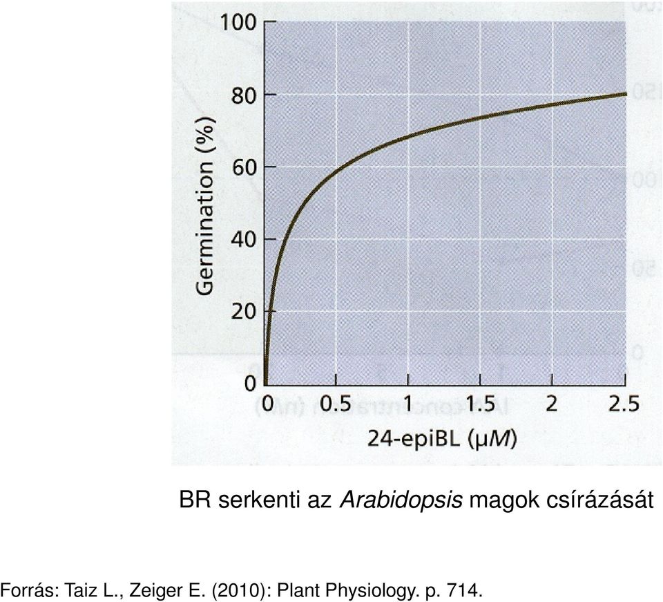 csírázását Forrás: Taiz L.