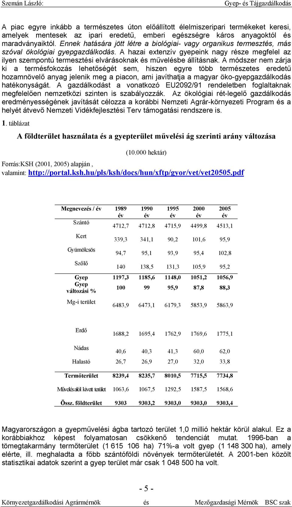 A hazai extenzív gyepeink nagy része megfelel az ilyen szempontú termesztési elvárásoknak és művelésbe állításnak.