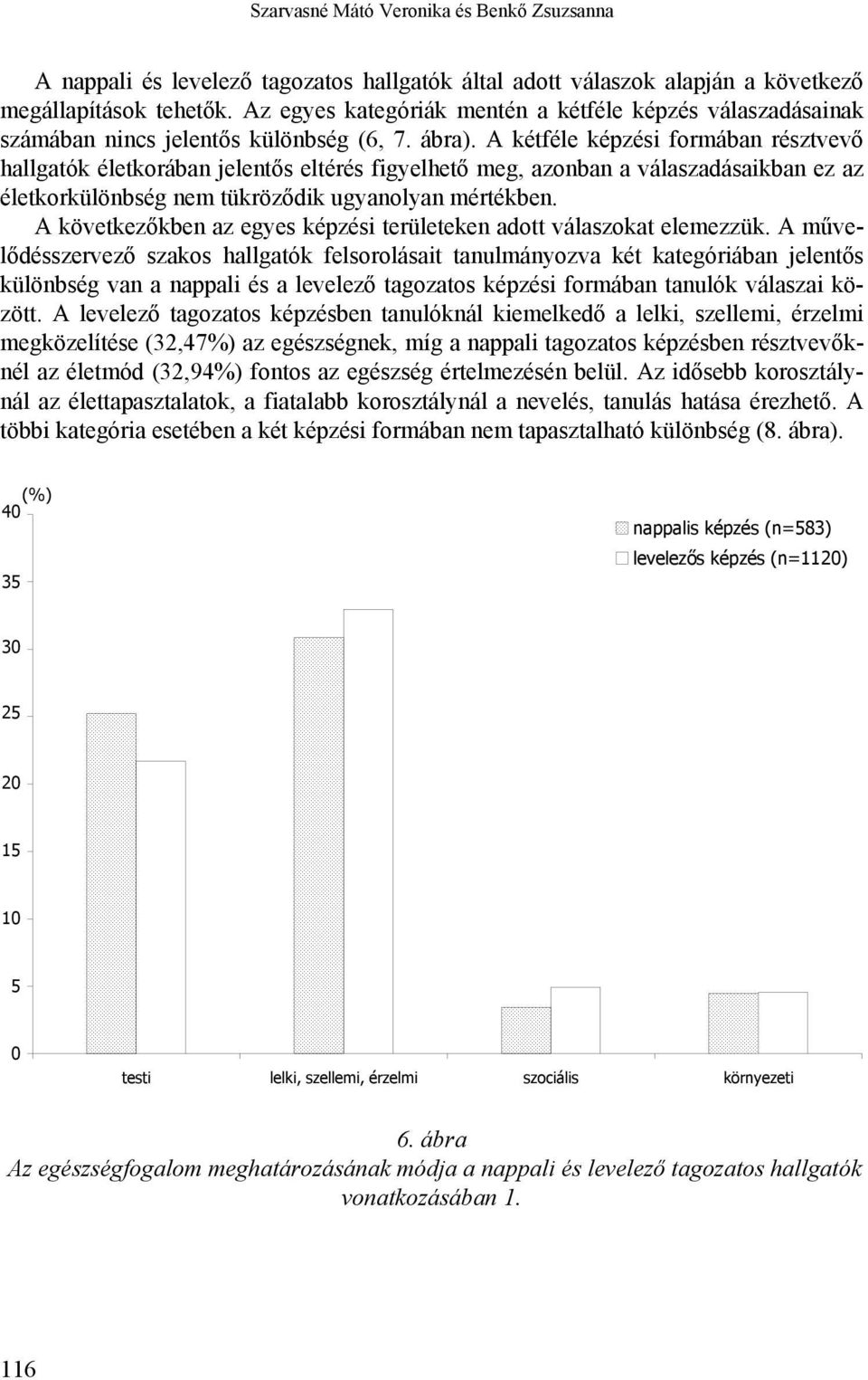 A kétféle képzési formában résztvevő hallgatók életkorában jelentős eltérés figyelhető meg, azonban a válaszadásaikban ez az életkorkülönbség nem tükröződik ugyanolyan mértékben.