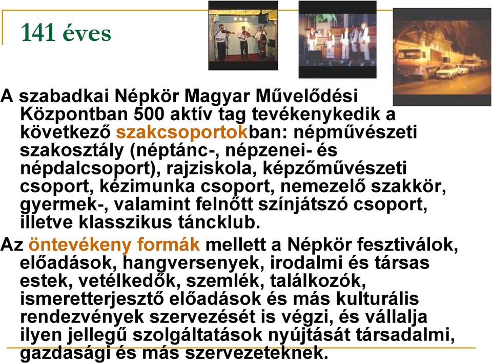 klasszikus táncklub.