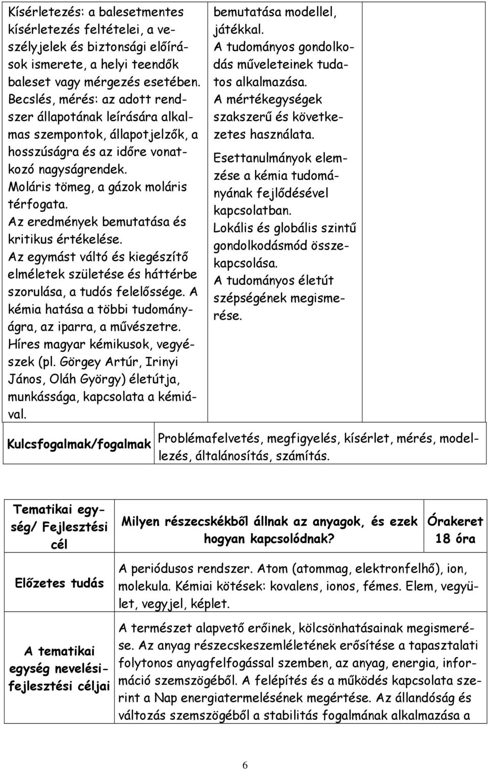 Az eredmények bemutatása és kritikus értékelése. Az egymást váltó és kiegészítı elméletek születése és háttérbe szorulása, a tudós felelıssége.