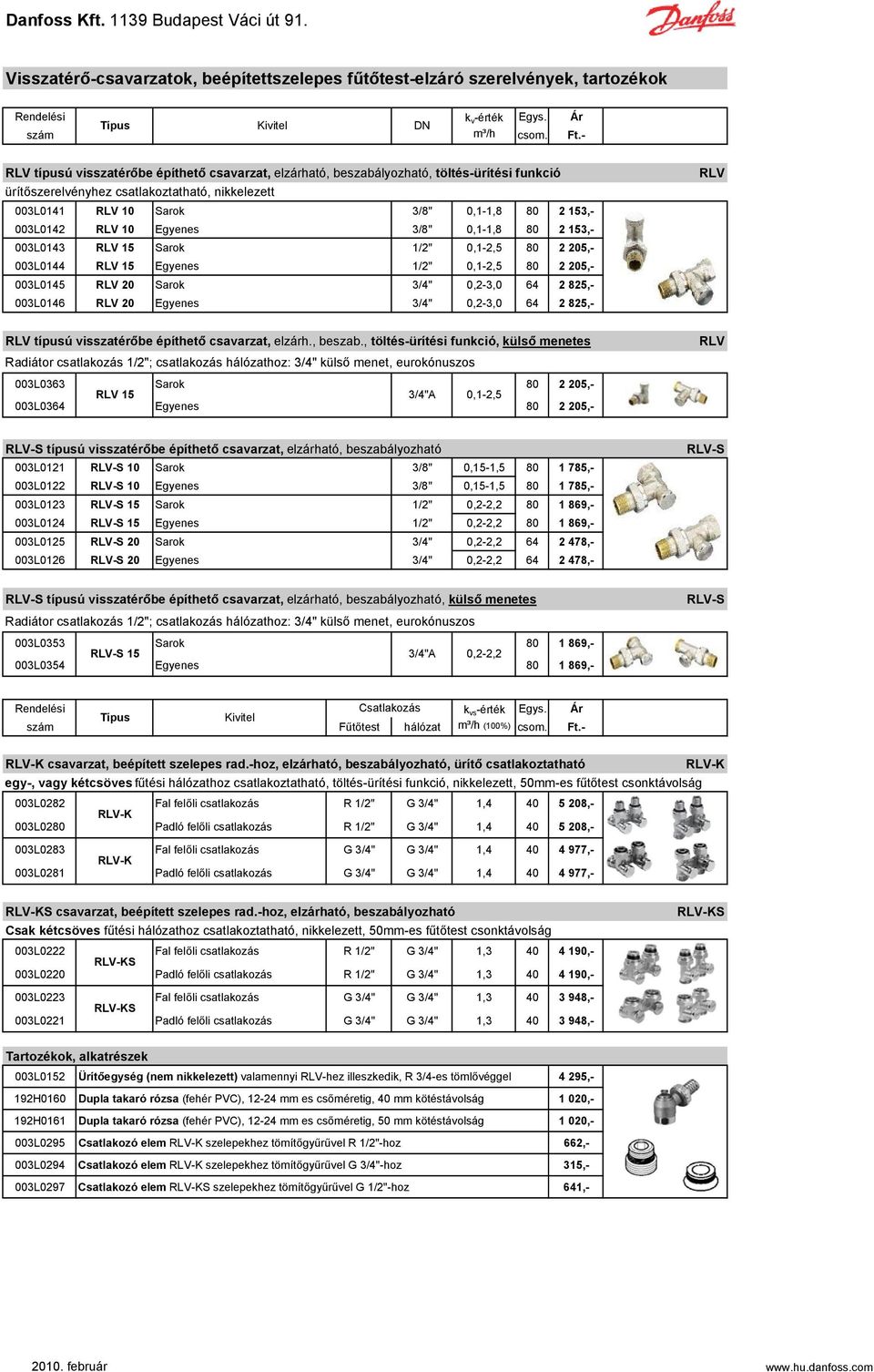 003L0142 RLV 10 Egyenes 3/8" 0,1-1,8 80 2 153,- 003L0143 RLV 15 Sarok 1/2" 0,1-2,5 80 2 205,- 003L0144 RLV 15 Egyenes 1/2" 0,1-2,5 80 2 205,- 003L0145 RLV 20 Sarok 3/4" 0,2-3,0 64 2 825,- 003L0146