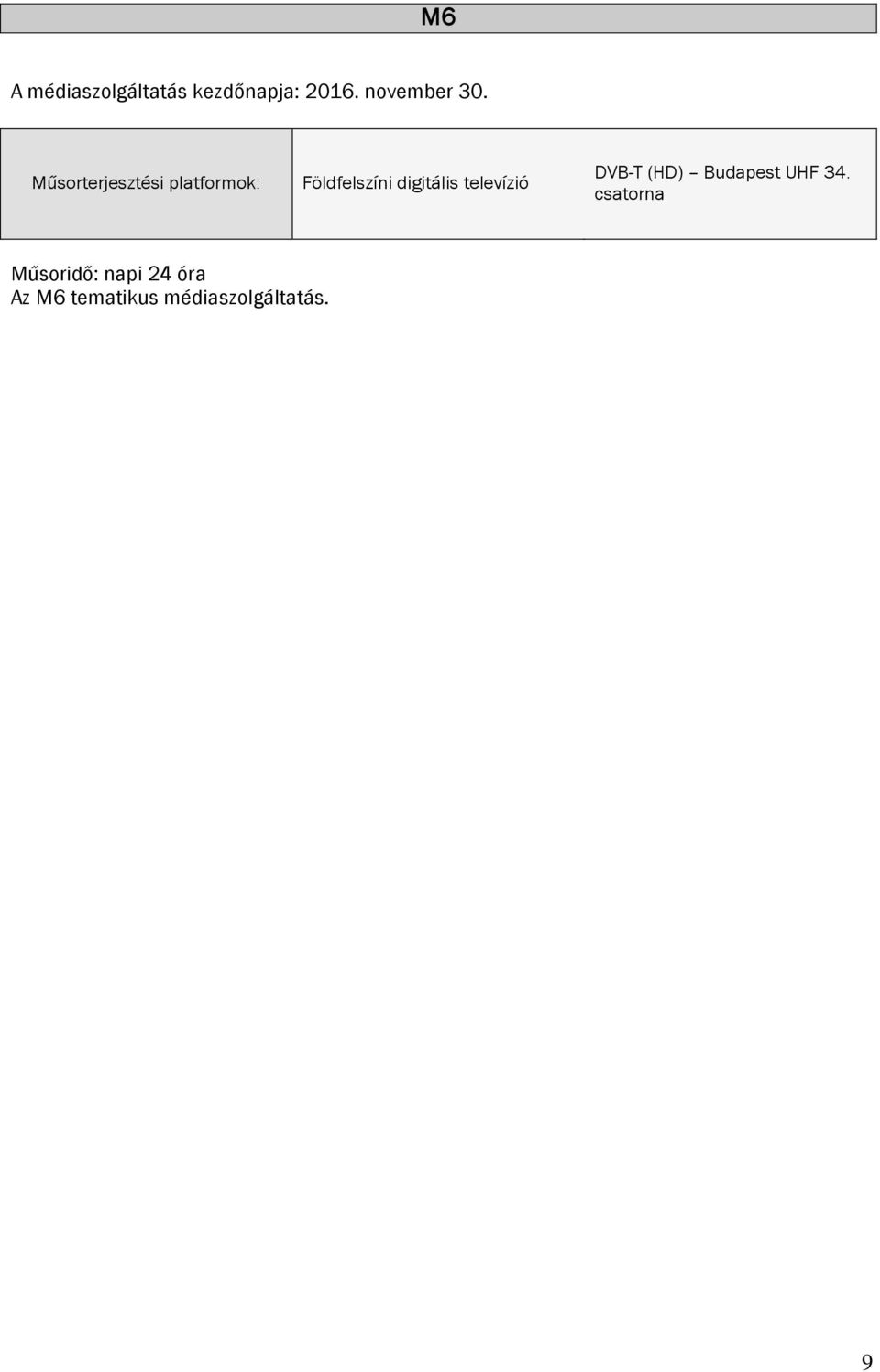 Műsorterjesztési platformok: DVB-T