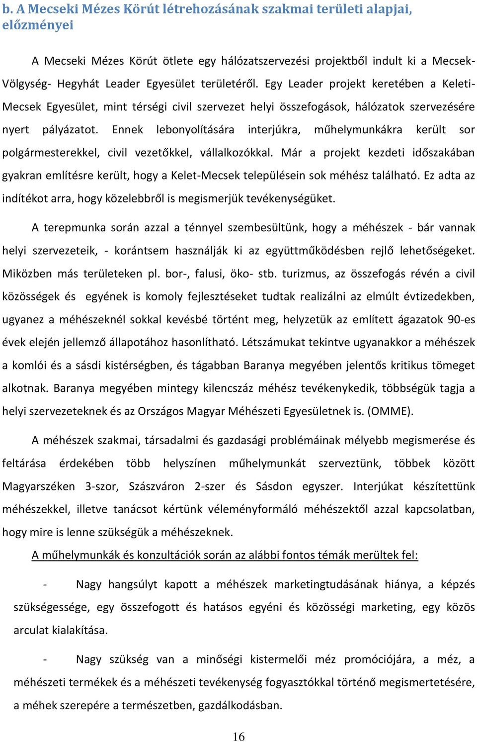 Ennek lebonyolítására interjúkra, műhelymunkákra került sor polgármesterekkel, civil vezetőkkel, vállalkozókkal.